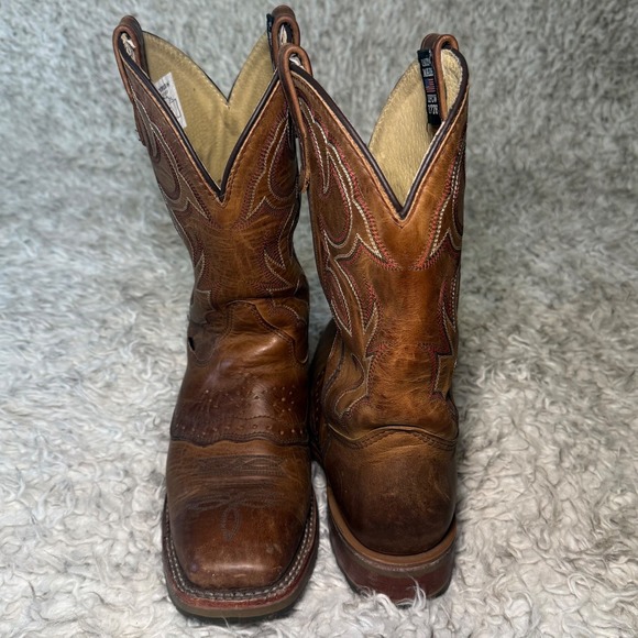 Double-H Jase DH3560 Square Toe Western Work Boots |Size 8 - Picture 14 of 15